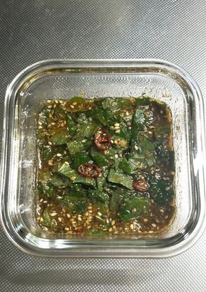 大葉の醤油漬け-レシピのメイン写真