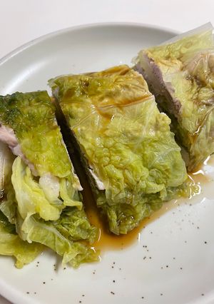 薄切り豚肉と白菜のミルフィーユ-レシピのメイン写真