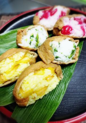 ローゼルで彩り稲荷寿司-レシピのメイン写真