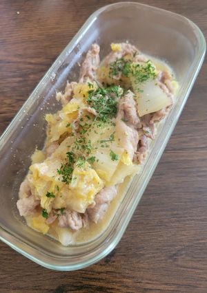 豚肉と白菜の豆乳煮-レシピのメイン写真