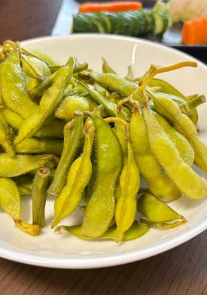 茹でないから旨み凝縮！シンプル 蒸し枝豆-レシピのメイン写真