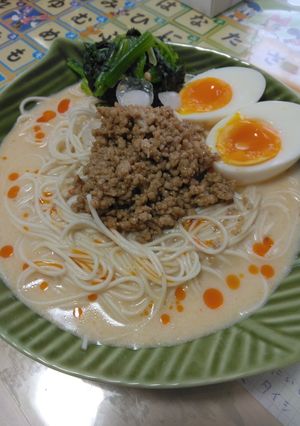 無調整豆乳の ’冷やし’ 担々そうめん-レシピのメイン写真
