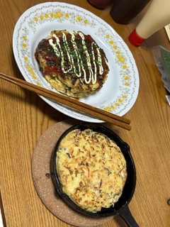 スキレットde簡単お好み焼き-レシピのメイン写真