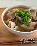 簡単優しい味の豚バラにゅうめん