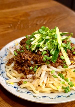 【ひき肉BACEアレンジ❸ジャージャー麺】-レシピのメイン写真