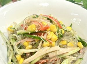 食感がクセになる😋さつまいも春雨サラダ🥗-レシピのメイン写真