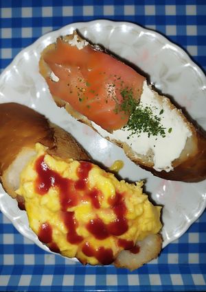 バゲットオープンサンド-レシピのメイン写真