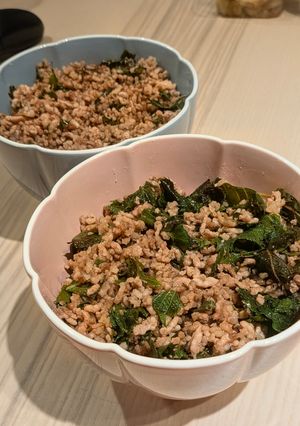 ご飯が進む！青じそぼろ 【そぼろ・そぼろ丼】-レシピのメイン写真