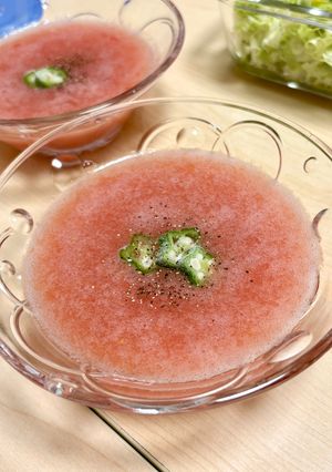 トマトの塩麹和風冷製スープ-レシピのメイン写真