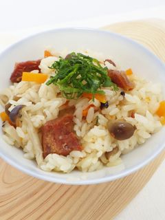 焼き鳥缶の炊き込みご飯-レシピのメイン写真