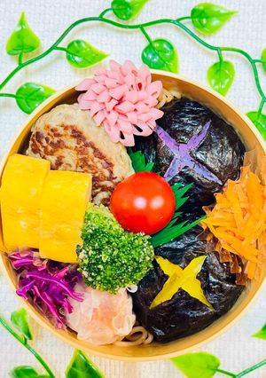 手裏剣風⁈おにぎり弁当-レシピのメイン写真