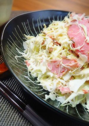 ＊千切りキャベツとパストラミのサラダ＊-レシピのメイン写真