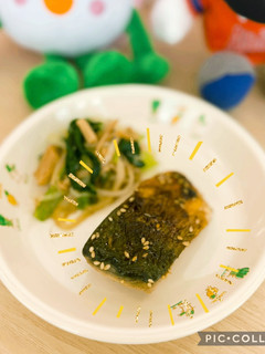 【アルビde給食】サバのごま照焼き-レシピのメイン写真