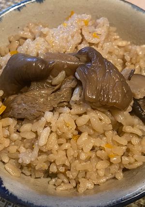 秋の味覚　キノコの炊き込みご飯-レシピのメイン写真