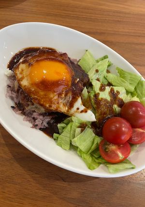 ロコモコ丼-レシピのメイン写真