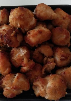 向井くうのたこ焼き器で鶏むね肉のからあげ-レシピのメイン写真