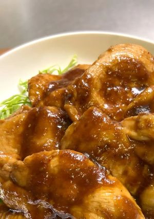 照り焼きチキン（鶏むね肉）一番簡単時短-レシピのメイン写真