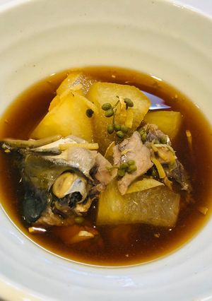 ブリと冬瓜の山椒煮付け-レシピのメイン写真