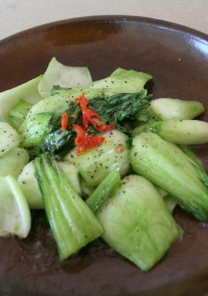 チンゲンサイの中華炒め-レシピのメイン写真