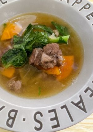 圧力鍋で牛タンの簡単スープ-レシピのメイン写真