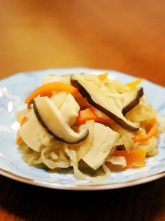 簡単☆干し椎茸と高野豆腐で切り干し大根煮-レシピのメイン写真