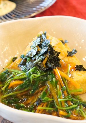 厚揚げの海苔佃煮あんかけ-レシピのメイン写真