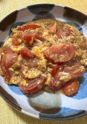 トマトと卵のあんかけ炒め-レシピのメイン写真
