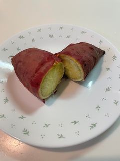 レンジでほくほく焼き芋⭐︎✳︎-レシピのメイン写真