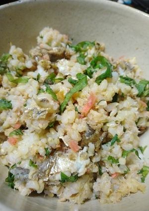 焼きカマスと紅生姜の混ぜご飯-レシピのメイン写真