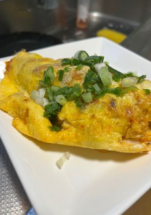 キムチーズオムレツ-レシピのメイン写真