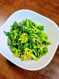 生で食べれる菜の花の和え物-レシピのメイン写真
