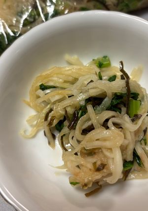 大根と大根葉の塩昆布漬け-レシピのメイン写真