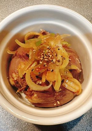 鶏レバーのねぎ醤油漬け-レシピのメイン写真