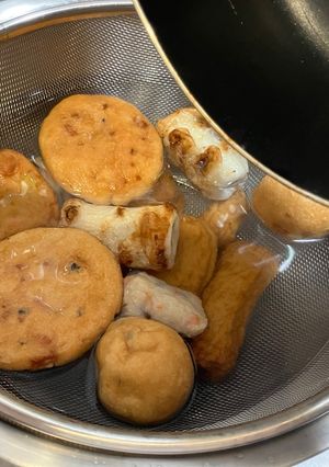 練り物の油抜き方法-レシピのメイン写真