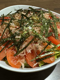 レタスとトマトの【和風サラダ】-レシピのメイン写真
