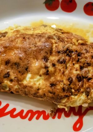 出汁香る！納豆オムレツ-レシピのメイン写真