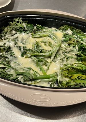 春菊のチーズ電子レンジグリル-レシピのメイン写真