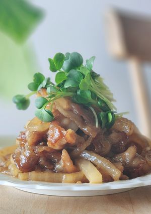 萎びた大根で簡単節約☆豚バラ大根のうま煮-レシピのメイン写真
