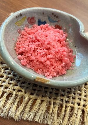 ピンク色が可愛い♡梅塩-レシピのメイン写真
