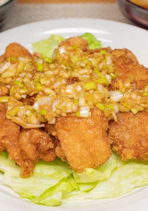 香味ねぎダレでいただく鶏唐揚げ-レシピのメイン写真
