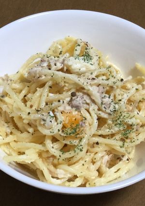 ツナマヨのスパゲティー-レシピのメイン写真