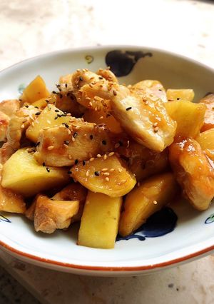 鶏胸肉と新じゃがの甘辛煮-レシピのメイン写真