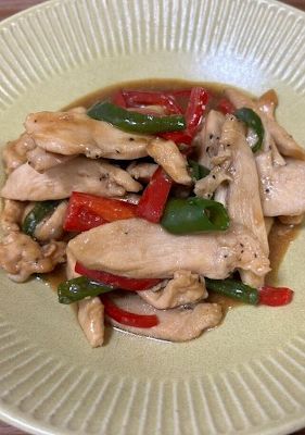 鶏むね肉とピーマンのオイスターソース炒め-レシピのメイン写真