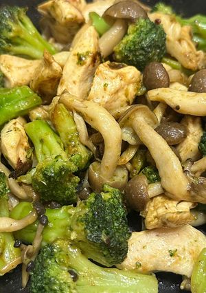 鶏肉のカレーマヨ炒め-レシピのメイン写真