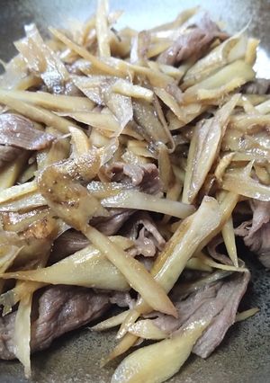 牛ごぼう煮-レシピのメイン写真