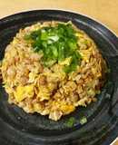 ダイエットに♪オートミール納豆チャーハン