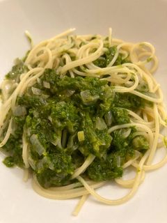 とろーり青海苔の海バターパスタ-レシピのメイン写真