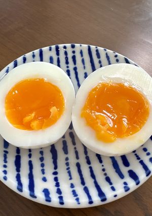 簡単ゆで卵(半熟)-レシピのメイン写真