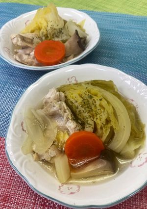 炊飯器で栄養補給!胸肉とキャベツのブレゼ-レシピのメイン写真