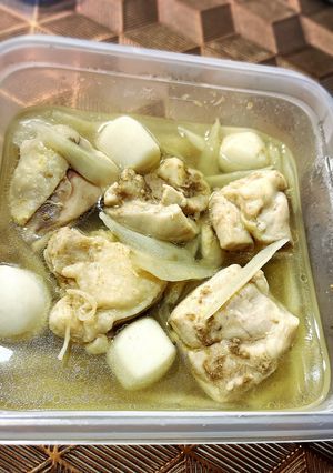 レンチン簡単鶏もも肉の煮物-レシピのメイン写真